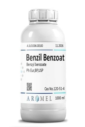 Benzil Benzoat | 1 Lt | Benzyl Benzoate | Pharma Grade | Ekstra Saf