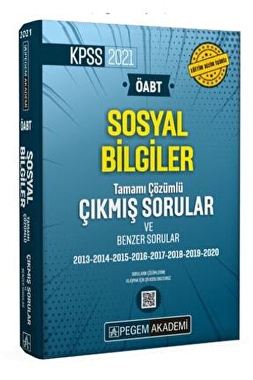 Pegem Akademi Yayincilik Pegem Yayinlari 2021 Oabt Sosyal Bilgiler Tamami Cozumlu Cikmis Sorular Ve Benzer Sorular Fiyati Yorumlari Trendyol