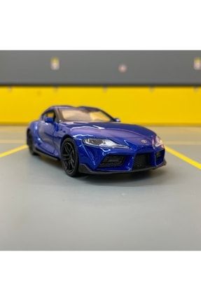 Toyota Supra 1/36 Ölçek Diecast Metal Model Araba Çek Bırak Araba Oyuncak Araba