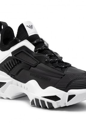 Siyah - Bağcıklı Erkek Sneaker X4X309_0003