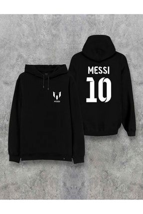 Darkia Messi 10 Forma n Arka zel Tasar m Bask l Kap onlu Unisex