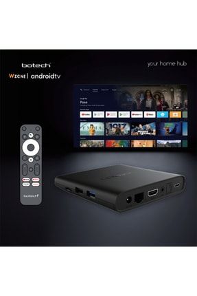 Wzone 4k Ultra Hd Android Tv Box - 12 Aylık Tod Eğlence Paketi BOT27272715