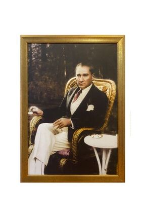 Yaldız Çerçeveli Atatürk Portresi 55x75 cm