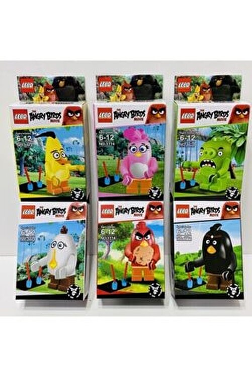 Angry Birds 6 Model Figur Lego Oyuncak Kizgin Kuslar Fiyati Yorumlari Trendyol