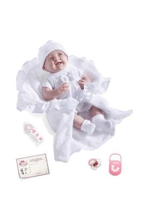 Boutique Gerçekçi Yenidoğan Oyuncak Bebek 39 Cm Ve Beyaz Kundak Seti