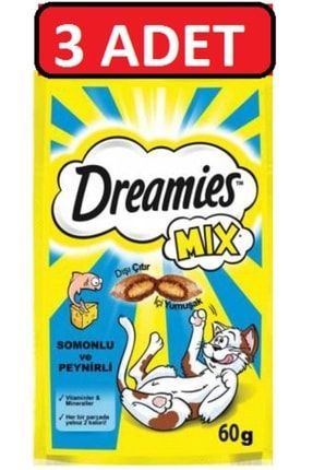 Mix Kedi Ödül Maması Peynirli-somonlu 3 Adet X 60 gr