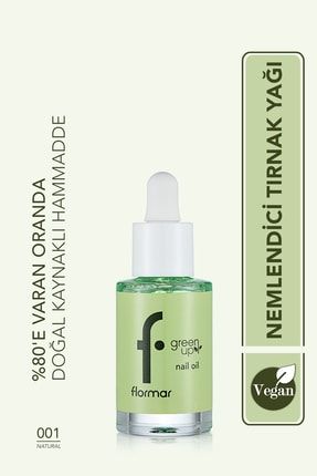Nemlendirici Ve Besleyici Vegan Tırnak Bakım Yağı - Green Up Nail Oil - 001 - 4251903322331