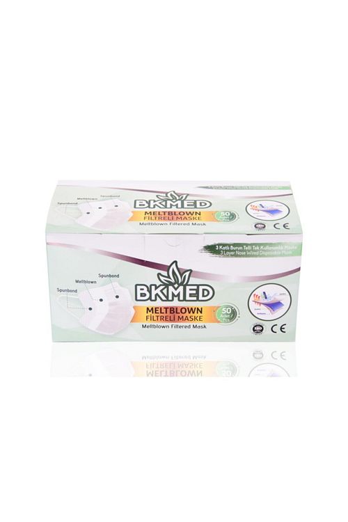 Bkmed Full Ultrasonik Meltblown Filtreli Cerrahi Maske 50 Li Kutu Fiyati Yorumlari Trendyol