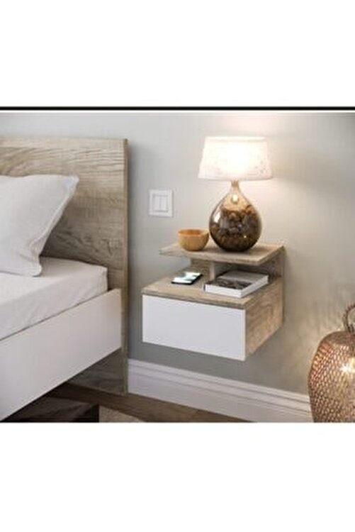 ankaflex yeni nesil dekoratif raf komodin duvara monte yatak odasi komidin sifonyer ahsap mini komidin fiyati yorumlari trendyol