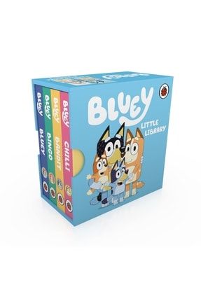 Bluey Little Library (mini Board Book Set/mini Karton Kitap Seti)(9x9 Cm)