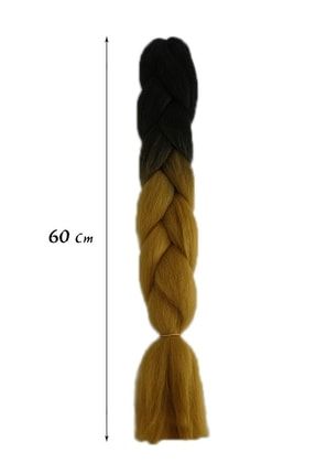 Barly Green Black Two Color Ombre African Black Braid Box Braid Synthetic  Hair 60cm 100gr - Trendyol