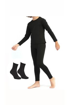 Çocuk Sporcu Alt Üst Takım Alt Tayt Üst Body Çorap Içlik Set