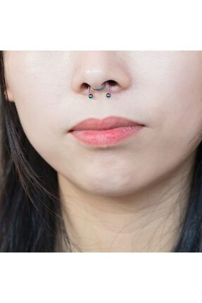 Fake discount labret piercing