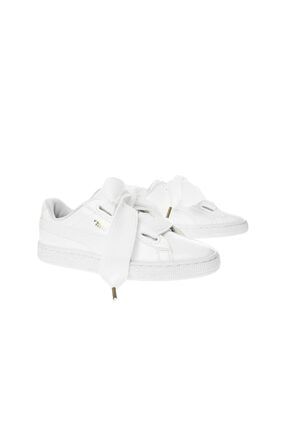 Puma Basket Heart Patent Beyaz Kad n Sneaker Fiyat Yorumlar
