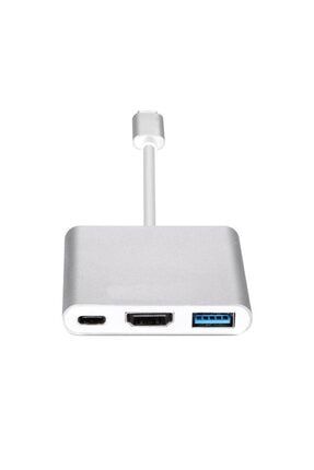 4962 Usb 3.1 Type C To Hdmi Usb 3.0 Çevirici Dönüştürücü Adaptör Kablosu