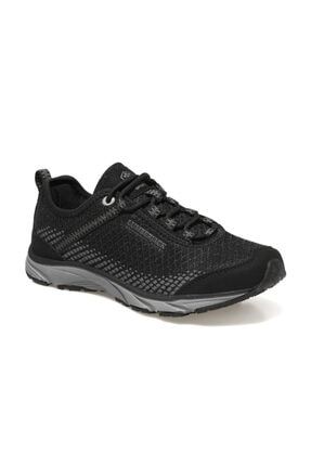 Unısex Siyah Renk Bağcıklı Memory Taban Koşu Spor Ayakkabısı Dare