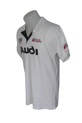 More Erkek Polo Yakal Siyah Audi Bask l K sa Kollu T Shirt