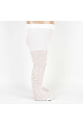Victoria Desenli Ince Kız Bebek Külotlu Çorap