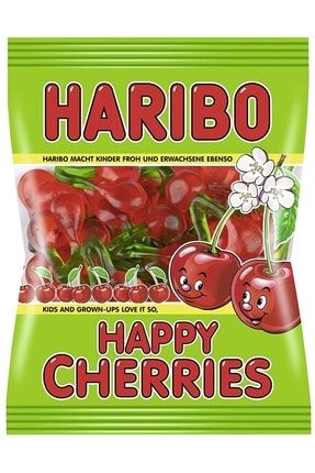 Haribo Happy Cherries / Mutlu Kirazlar, Helal / Halal, 80g
