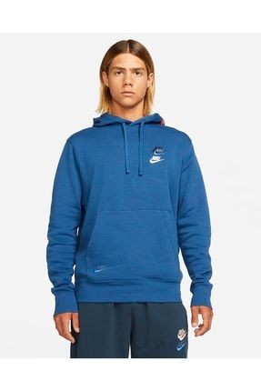 Nike blue polyester terry jacket hotsell