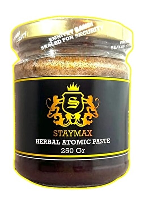 Atom Macunu Kuvvet Macunu Ginseng Mesir Bitkisel Macun 250 Gr. Aynı Gün Kargo