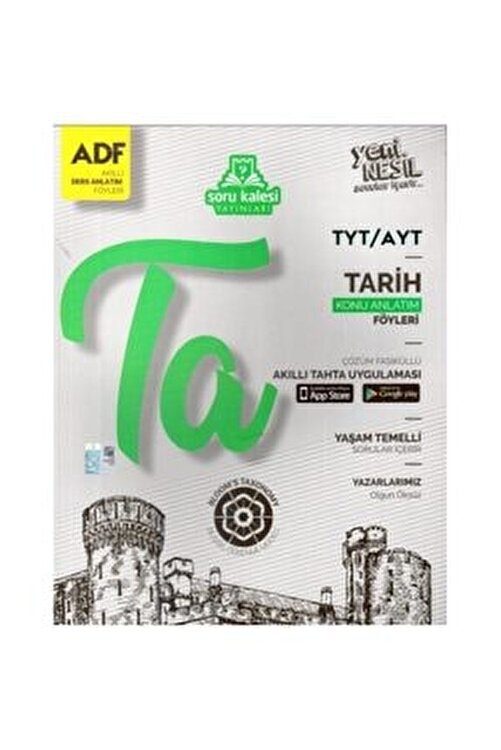 soru kalesi yayinlari tyt ayt tarih cek kopart akilli konu anlatimi fiyati yorumlari trendyol