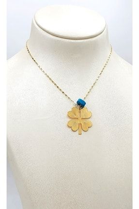 Gelin 14K Yellow Gold 4-Leaf Clover Necklace
