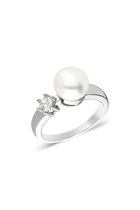 Moti top ring silver