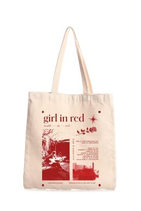 Girl In Red Bez Çanta