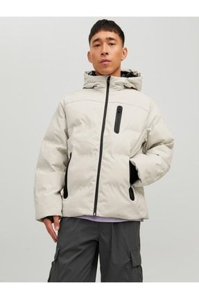 Jack Jones Jcoheat Puffer Jacket Sn Erkek Mont 3m Thinsulate Su Ve Ruzgar Gecirmez Kapu onlu Mont