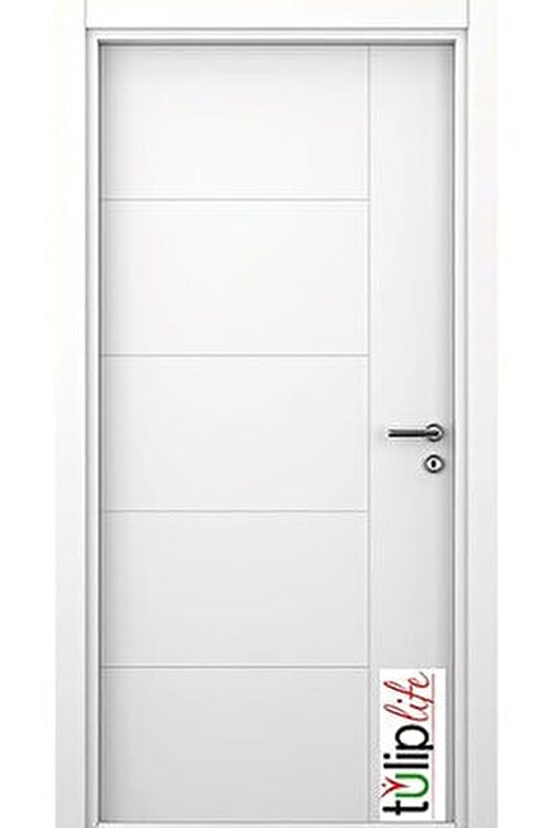 tulipdoor beyaz l fugali melamin ic oda kapisi 87cm x 205cm 11 14 kasa fiyati yorumlari trendyol