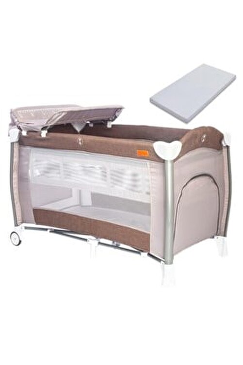 pierre cardin unisex bebek kahverengi avangard park yatak 60x120 kahve yatak hediyeli fiyati yorumlari trendyol