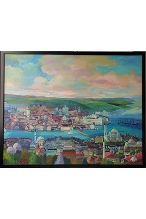 Yavuz Saraçoğlu - Bir Zamanlar Istanbul - Tuval Üzerine Yağlıboya - 80x100 cm