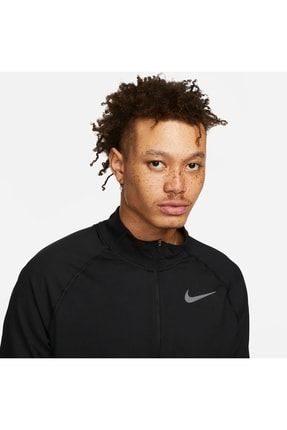 Black half zip hotsell nike