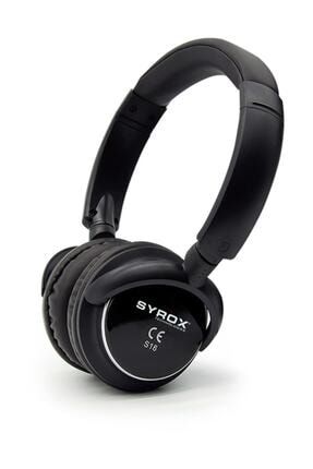 Kulaküstü Kablosuz Bluetooth Kulaklık Hafıza Kartı Girişli S16 Siyah