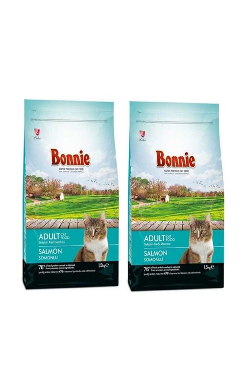 Bonnie Bonnie Somonlu Kedi Mamasi 1 5 Kg 2 Adet Fiyati Yorumlari Trendyol