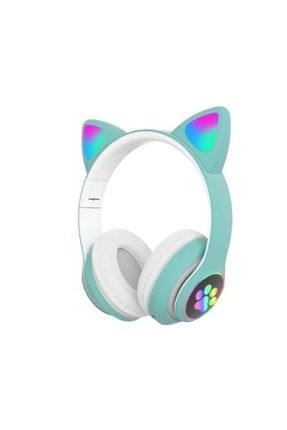 REELTECH Stn 28 Işıklı Bluetooth Kedi Kulaklık Sevimli Kablosuz