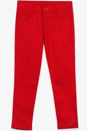 23 Nisan Erkek Çocuk Gabardin Pantolon Kırmızı