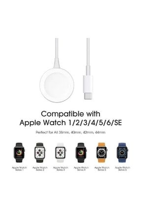 Apple Watch Manyetik Type-c Şarj Kablosu 1m (38 40 41 42 44 45 Mm 3 4 5 6 7 Seri Uyumlu) Air-B08