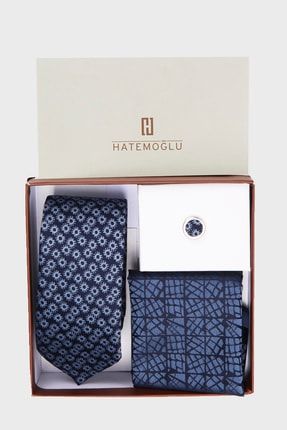 hatemoglu lacivert yaka pimi kravat mendil set fiyati yorumlari trendyol