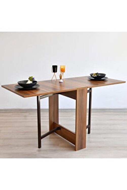 Prado Portatif Kelebek Katlanir Ahsap Masa Ceviz Fiyati Yorumlari Trendyol