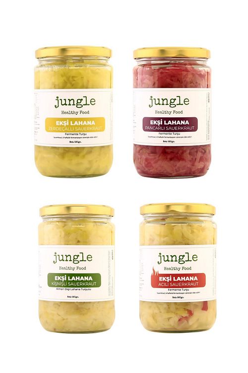 Jungle Healthy Food Sauerkraut 4 Cesit X 580 Gr Fiyati Yorumlari Trendyol