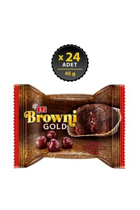 Browni Gold Vişneli Kek 45 g x 24 Adet