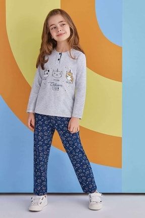 Rolypoly Caticorn Team Kız Çocuk Pijama Takımı Açık Gri Fiyatı, Yorumları -  Trendyol