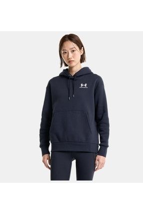 Kadın Ua Essential Fleece Kapüşonlu Üst 1373033-001