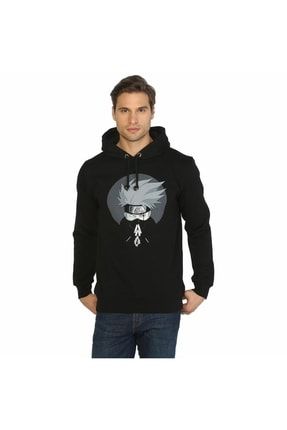 Bant Giyim Naruto Kakashi Siyah Kap onlu Erkek Sweatshirt Fiyat Yorumlar Trendyol