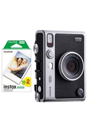 Instax Mini Evo Siyah Fotoğraf Makinesi Ve 20'li Film