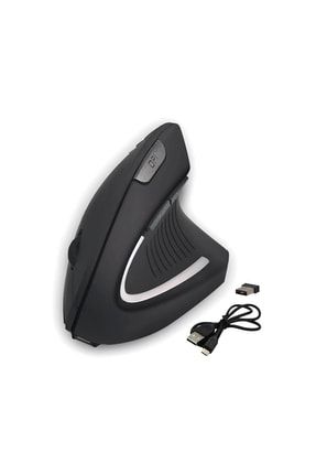 Dikey Ergonomik Kablosuz Mouse - Wireless Oyuncu Mouse - 6 Tuşlu (ŞARJLI)
