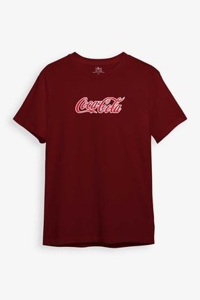 BAND Coca Cola Zero Temal Bask l Bordo Unisex Ti ort Fiyat Yorumlar Trendyol