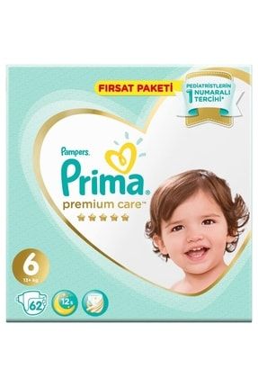 Premium Care Bebek Bezi Fırsat Paketi 6 Beden 62 Adet